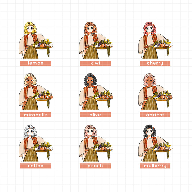 Bahay Kubo | Just Dolls Stickers | J494