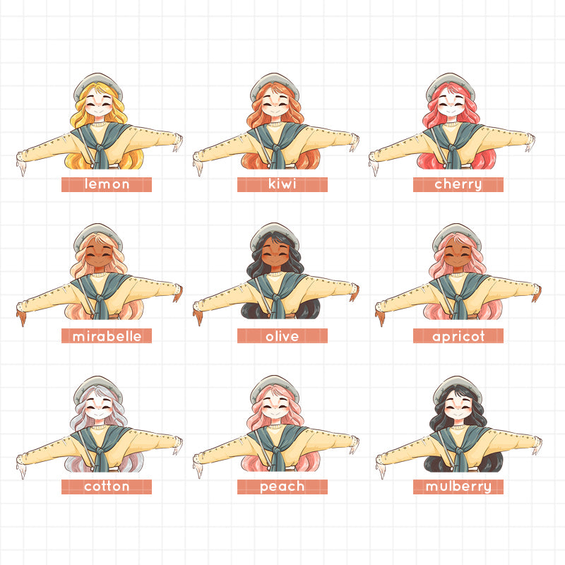 Blissful | Cozy Harvest | Hobonichi A6 Daily Sticker Kit - a104