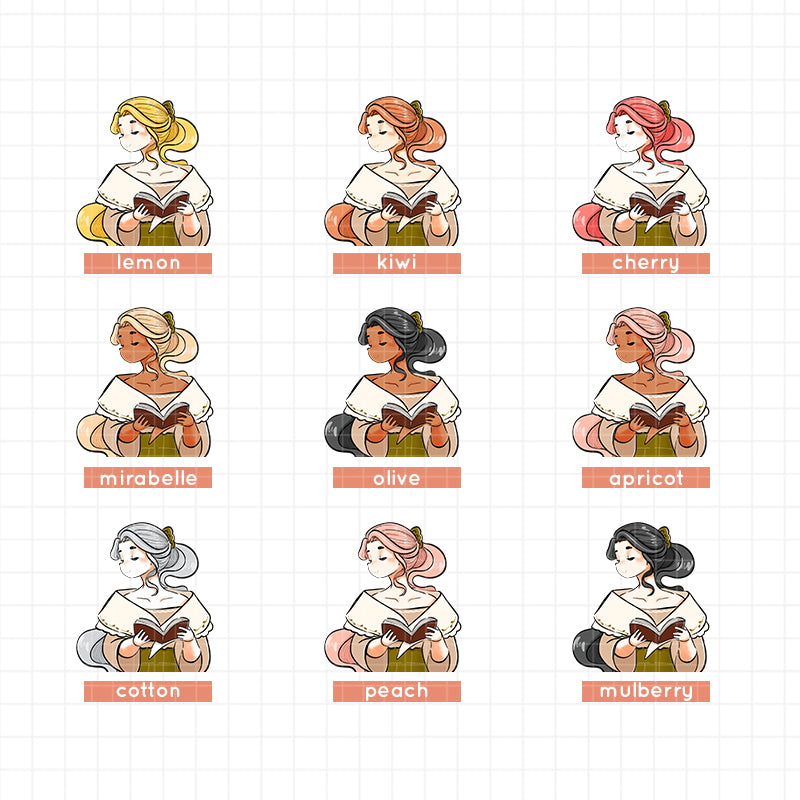Talaarawan | Just Dolls Stickers | J496