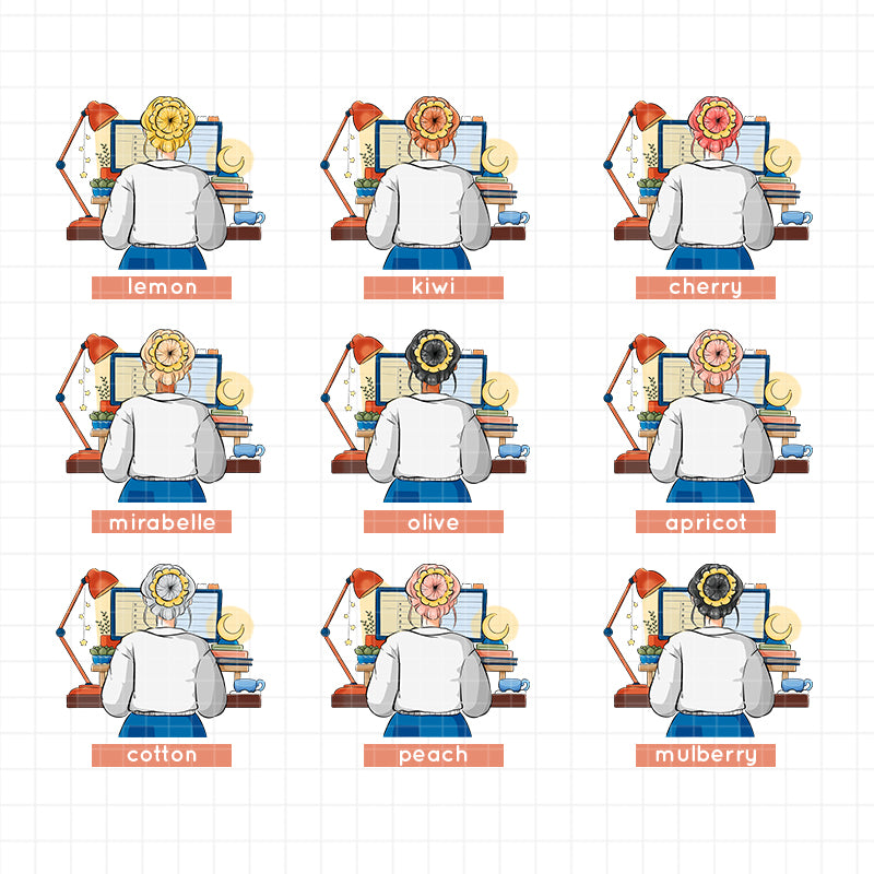 Work | Night Owl Club | Just Dolls Stickers | J496