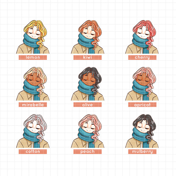 Work Winter Solstice Collection Stickers | C419