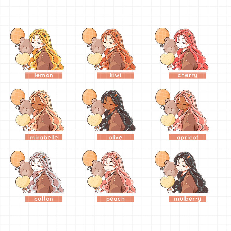 Fulfilled | Cozy Harvest | Hobonichi A6 Daily Sticker Kit - a106
