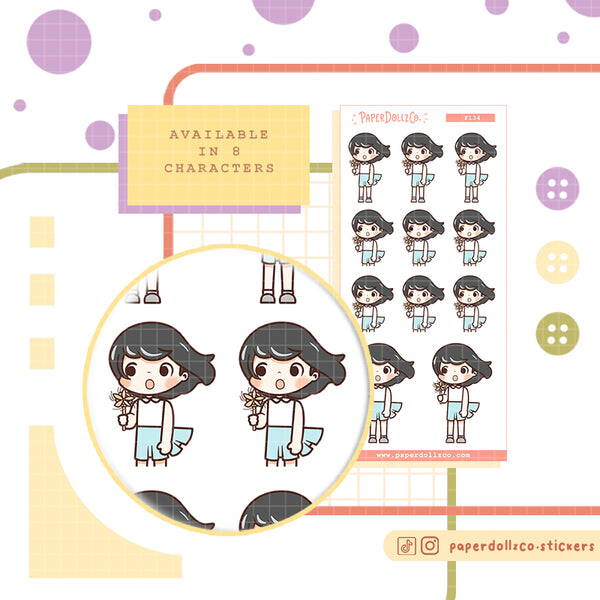 Windy PaperDollzCo Planner Stickers | f134