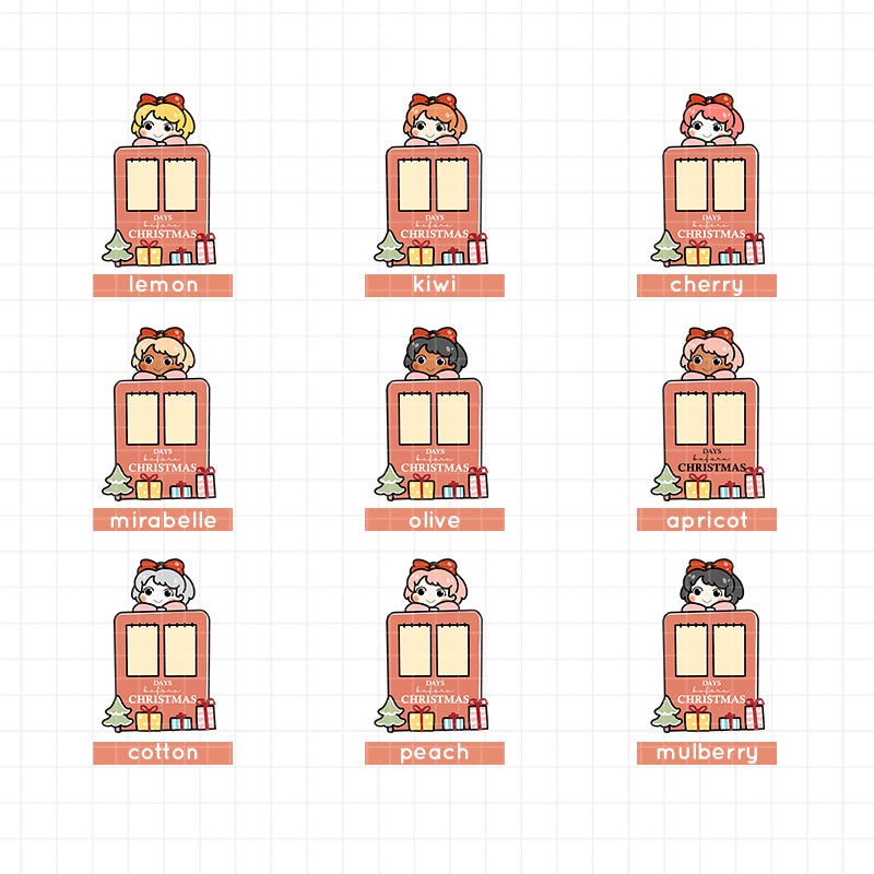 Countdown | PaperDollzCo Planner | Activity Stickers | f163