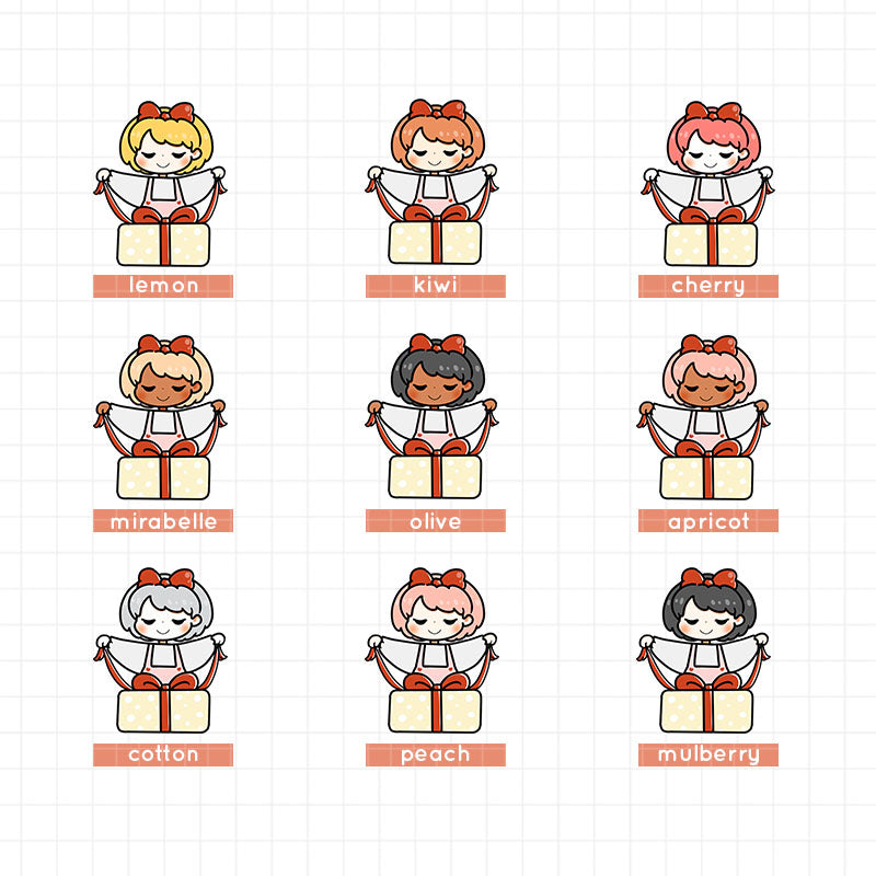 Exchange gift | PaperDollzCo Planner | Activity Stickers | f167