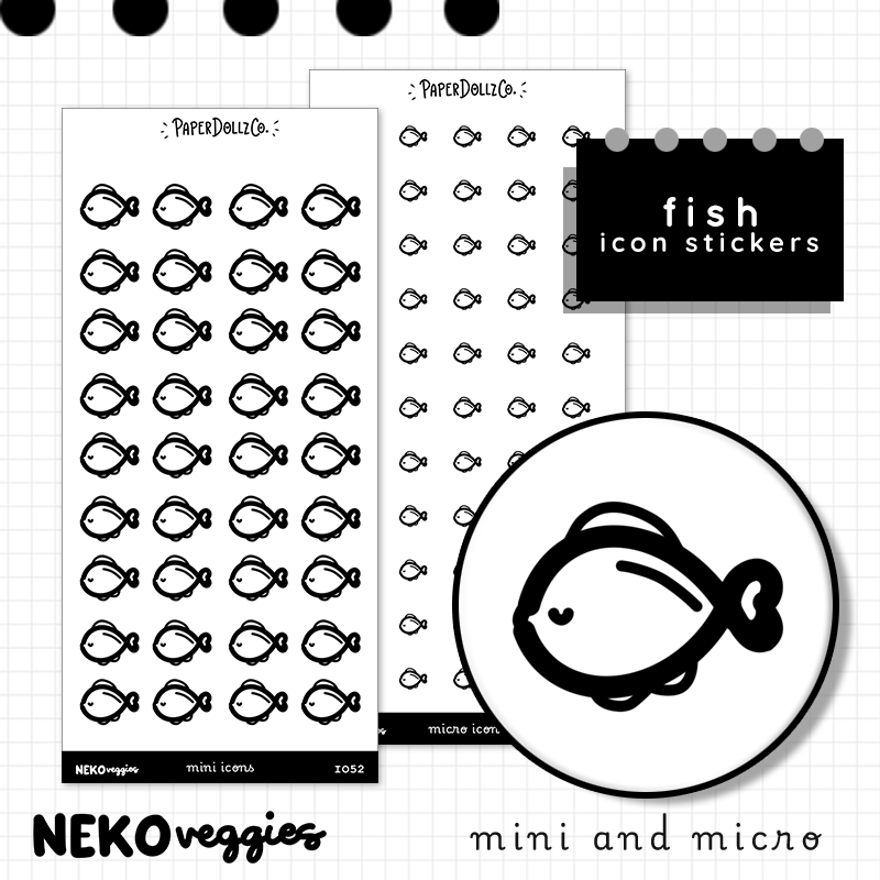 Fish | PaperDollzCo | Icon Sticker | i052