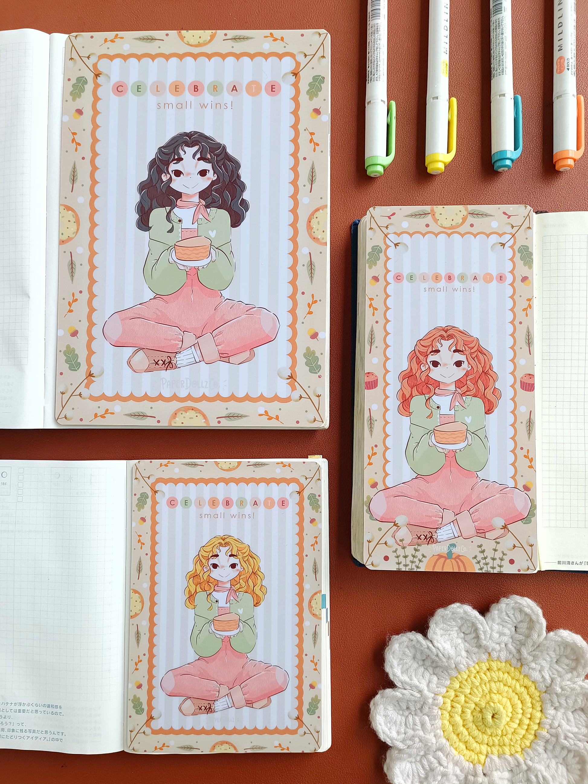 Fall 2025 Pencil Board | Celebrate Small Wins | Hobonichi Cousin A5
