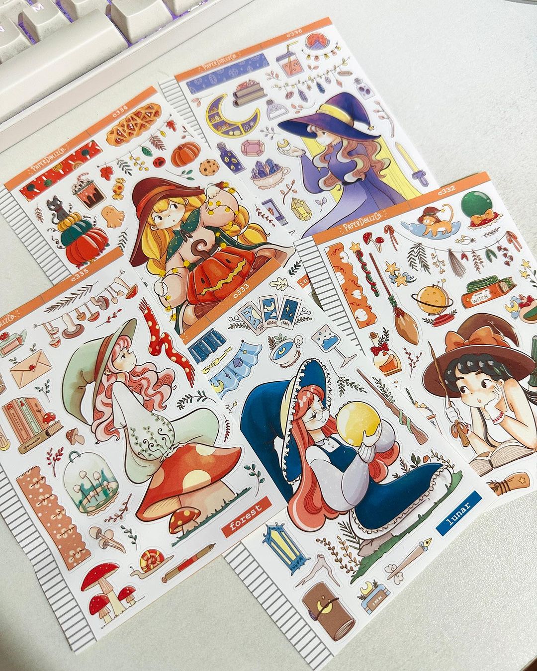 Pumpkin| Enchanted | Collections | Paperdollzco Planner Stickers | C334