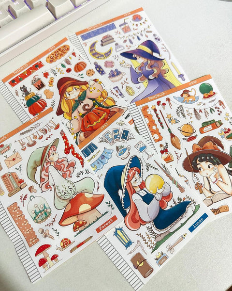 Lunar Enchanted Paperdollzco Planner Stickers | C333