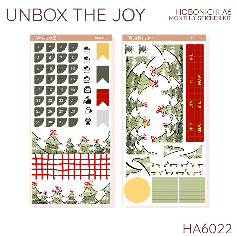 Unbox the Joy | Like a Storybook | Holiday Stickers - ha6m022