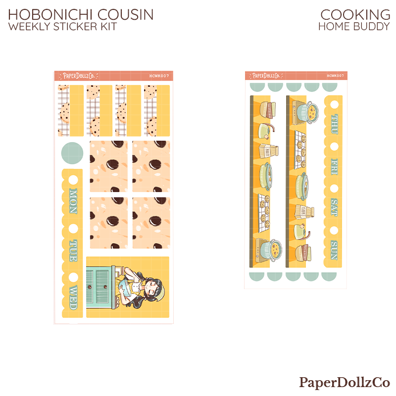 Cooking | Home Buddy | Hobonichi Cousin Weekly Kit - hcwk007