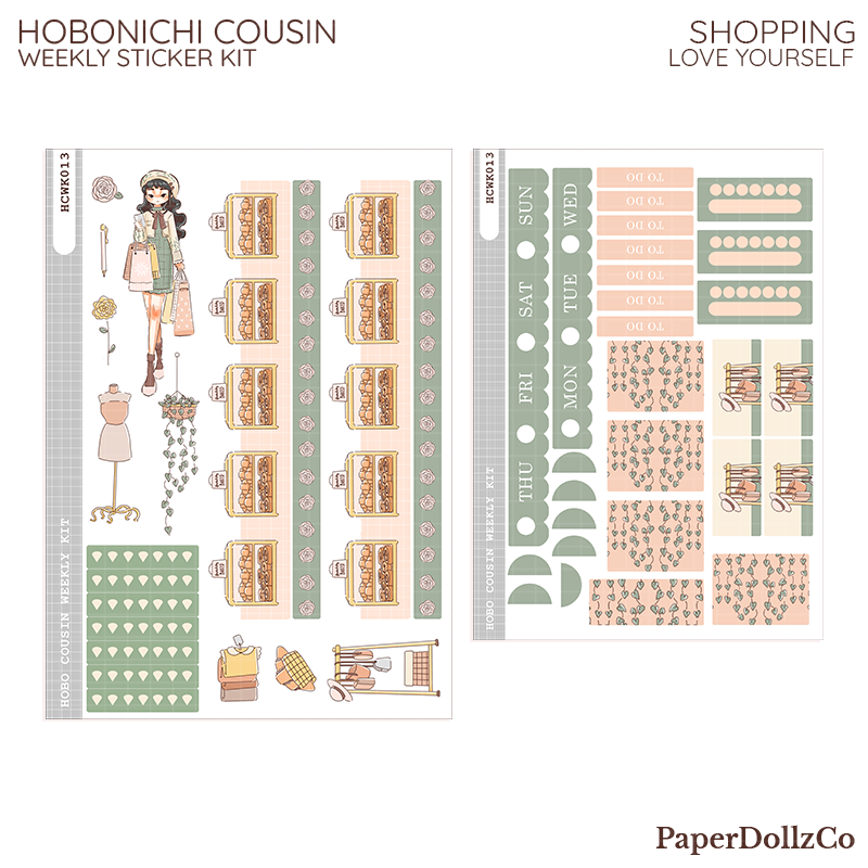 Shopping ( Love Yourself ) Hobonichi Cousin Weekly Kit - hcwk013