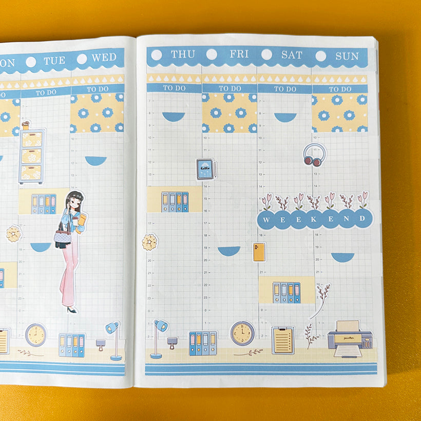 Tireless ( Working Women ) Hobonichi Cousin Weekly Kit - hcwk018