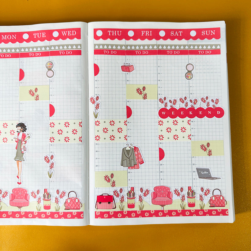 Efficient ( Working Women ) Hobonichi Cousin Weekly Kit - hcwk020