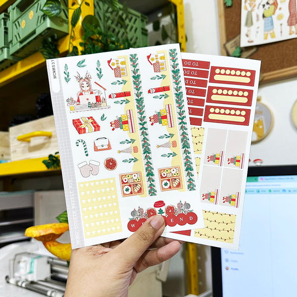 Busy Joy to the Dolly World Hobonichi Cousin Weekly Kit - hcwk037