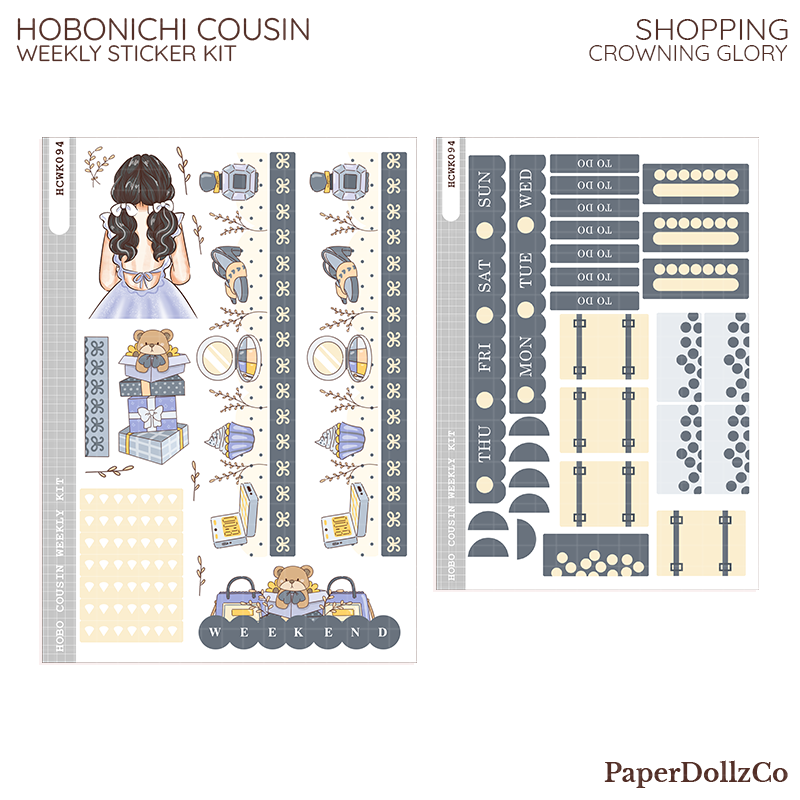 Shopping | Crowning Glory | Hobonichi Cousin Weekly Kit - hcwk094