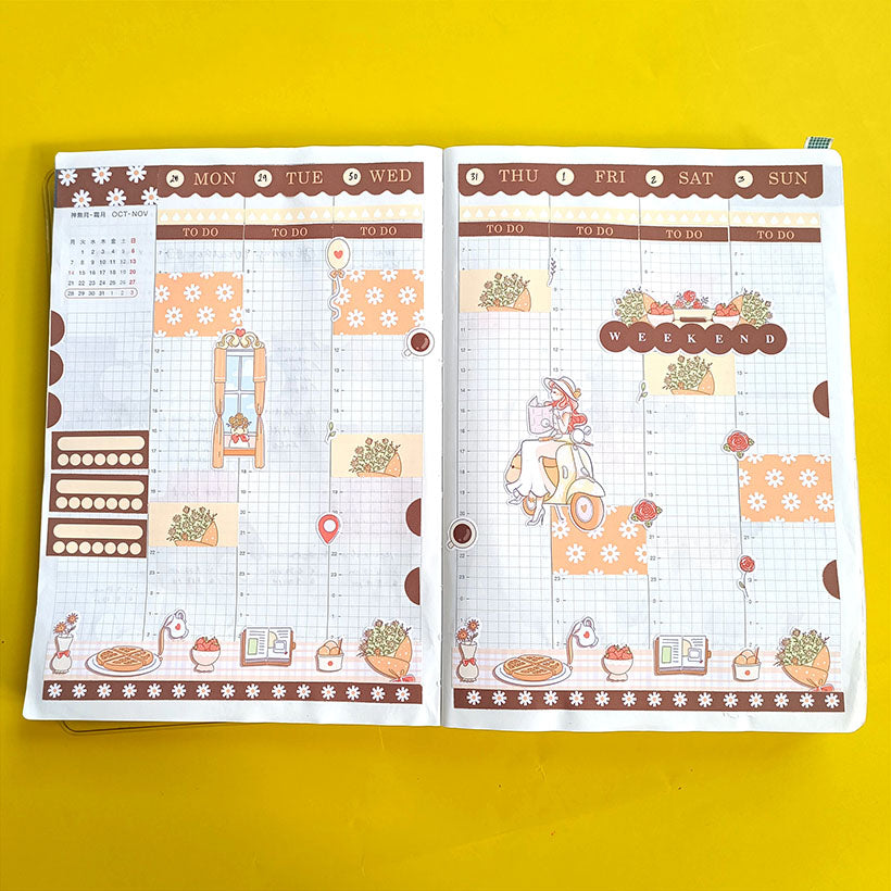 Roadtrip Wanderlust Hobonichi Cousin Weekly Kit - hcwk106