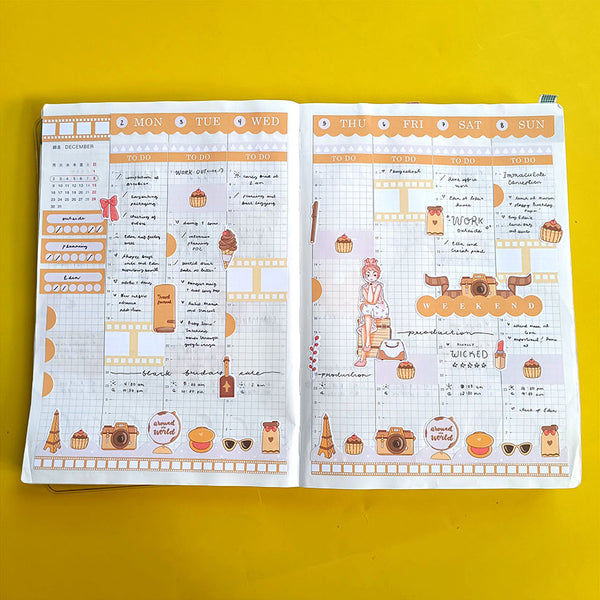 Fancy Wanderlust Hobonichi Cousin Weekly Kit - hcwk110