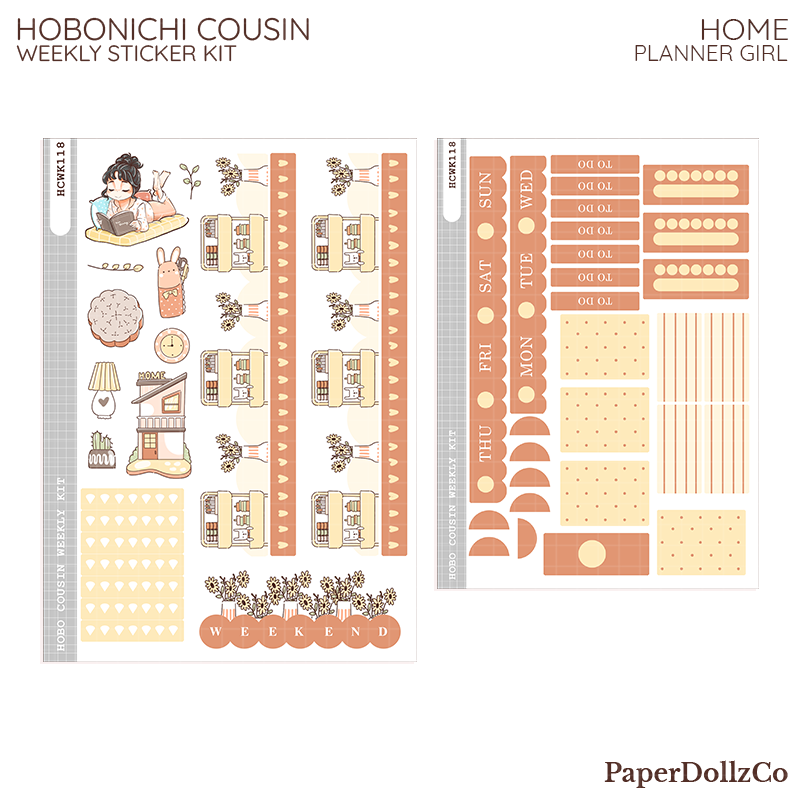 Home | Planner Girl | Hobonichi Cousin Weekly Kit - hcwk118