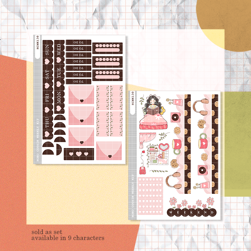 Vibrante | Midnight Dreamcatcher | Hobonichi Cousin Weekly Kit - hcwk130