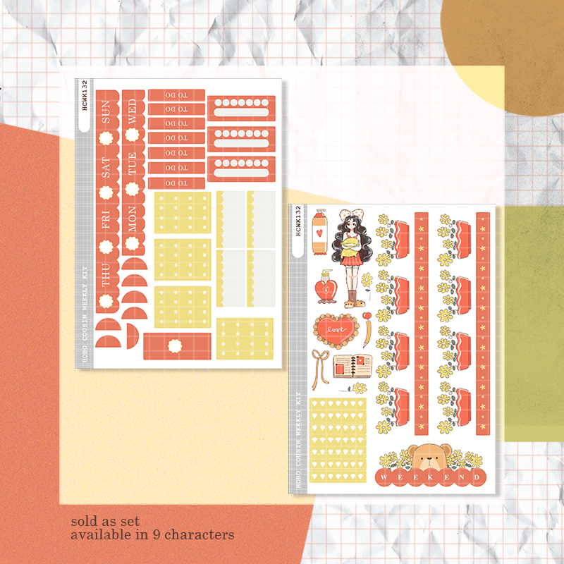 Roja | Midnight Dreamcatcher | Hobonichi Cousin Weekly Kit - hcwk132