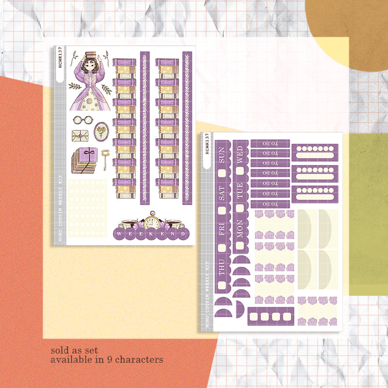 Florence | Victorian Muses | Hobonichi Cousin Weekly Kit - hcwk137