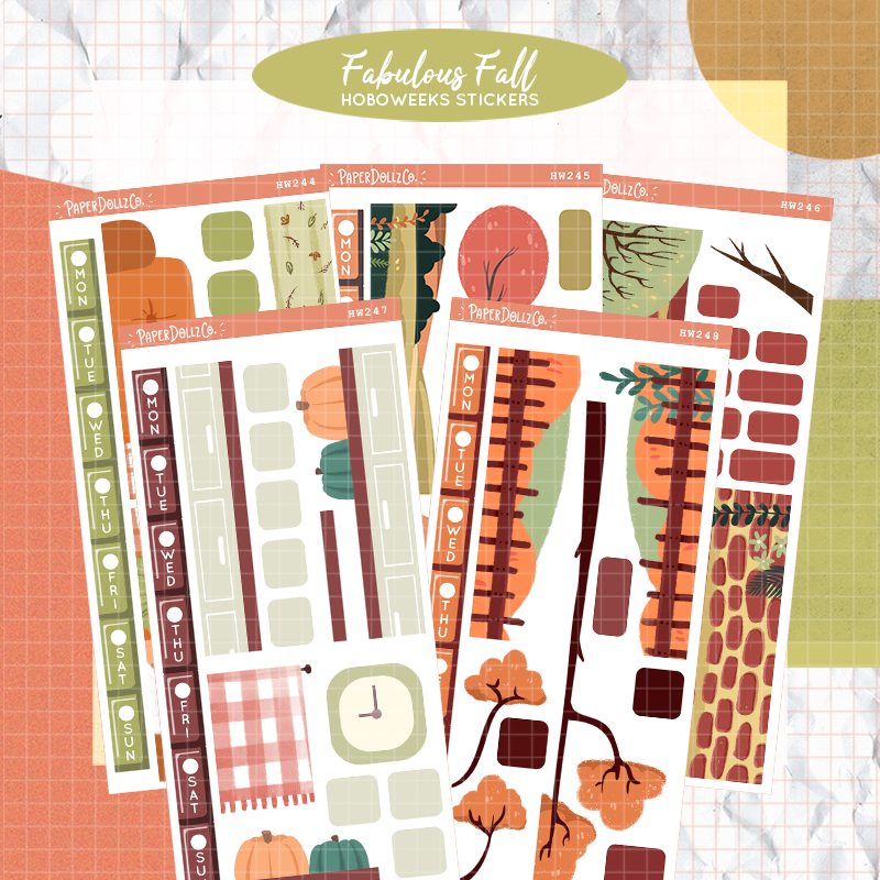 Fabulous Fall Kits for Hobonichi Weeks