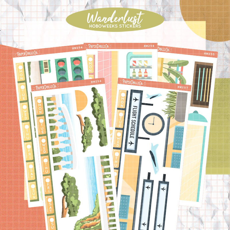 Wanderlust Kits for Hobonichi Weeks