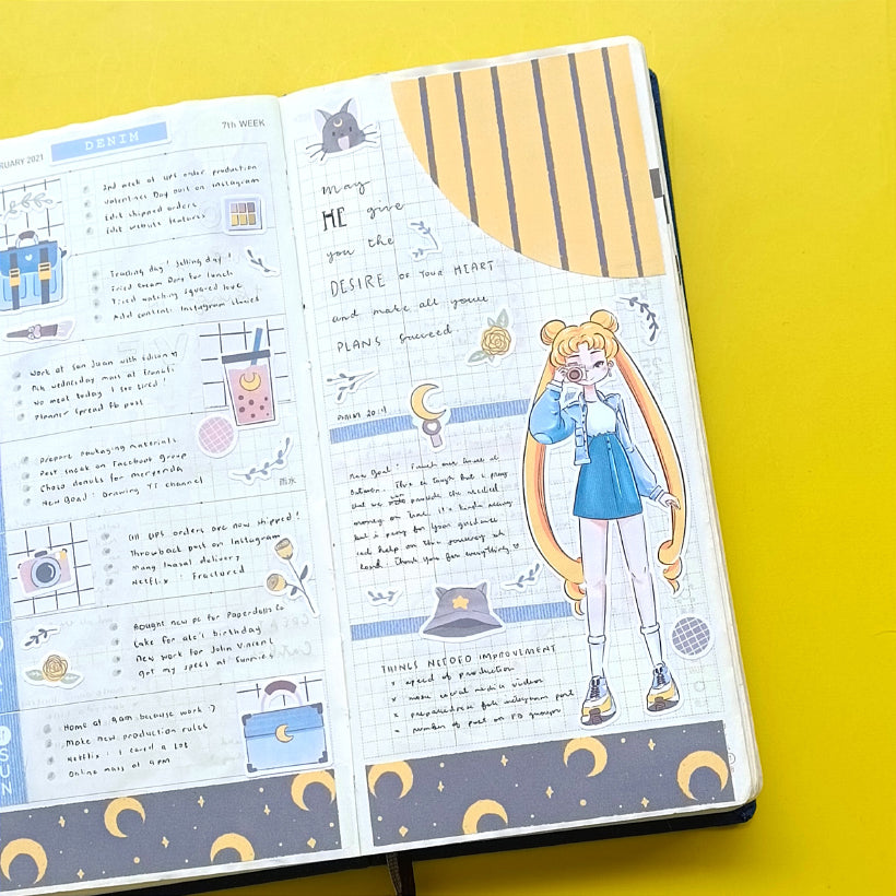 Denim | Sailor Bloom | Spring Collections Sticker | C190