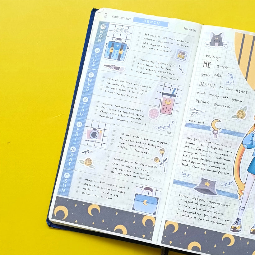 Denim | Sailor Bloom | Spring Collections Sticker | C190