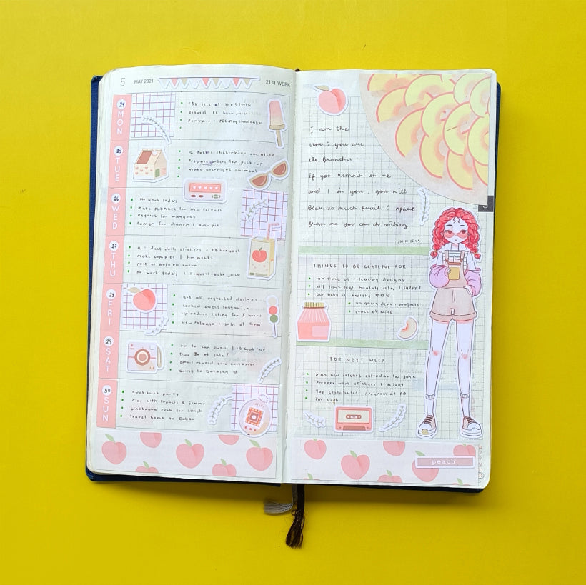 Peach | Sweet Summer | Collections Stickers | C202