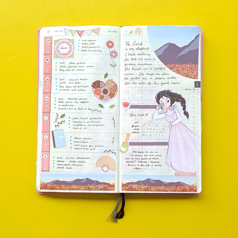 Blush | Picnic Diaries | Collections Stickers | C246