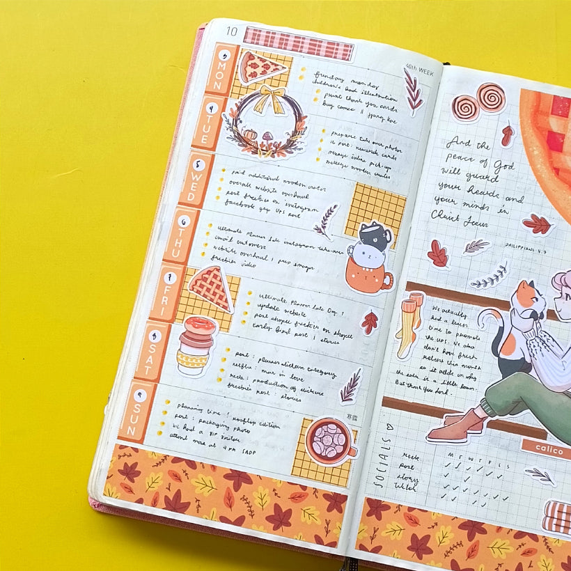 Calico Cat | Autumn Purrfection | Collections Stickers | C272