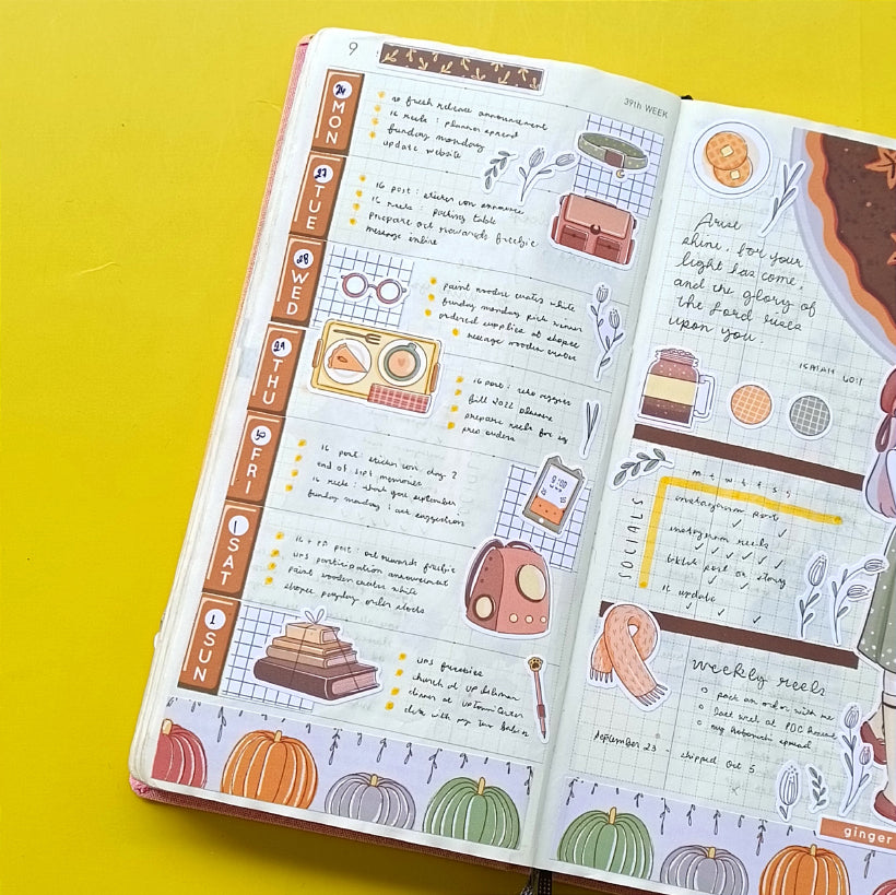 Ginger Cat | Autumn Purrfection | Collections Stickers | C275