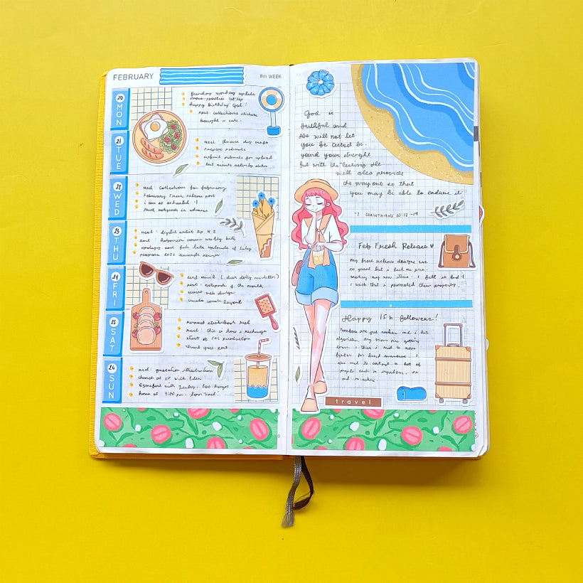 Travel Girl | Story of Us | Collections Stickers | C290