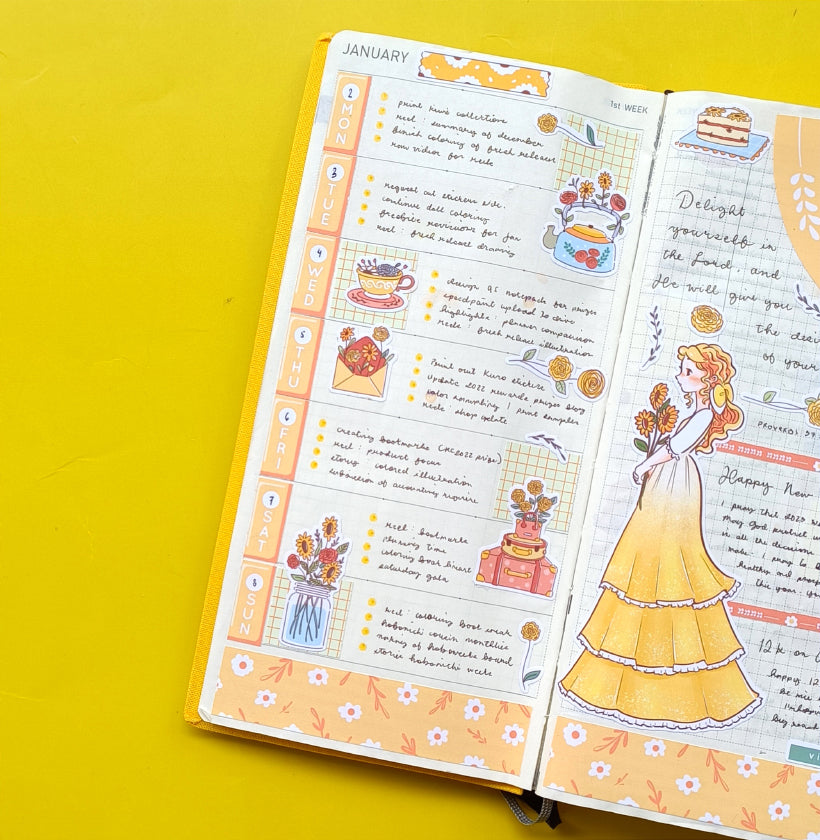 Vintage | The Pretty Petal | Collections Stickers | C299