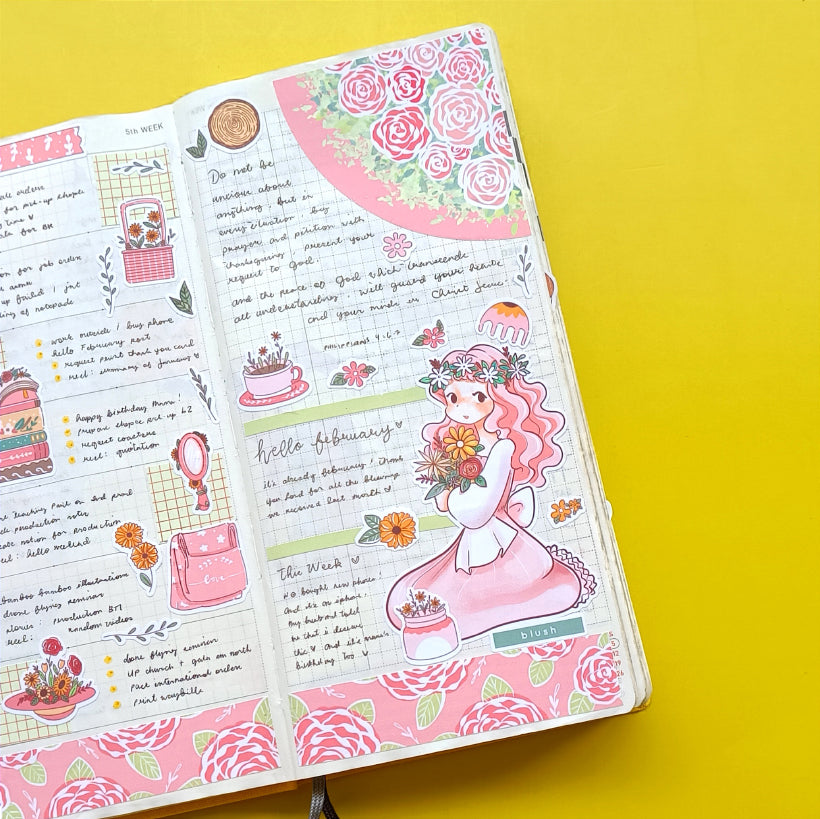 Blush | The Pretty Petal | Collection Stickers | C300