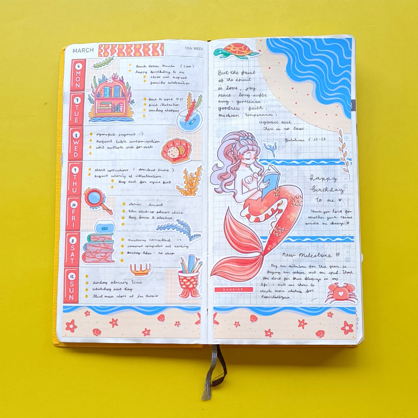 Bookish | The Modern Mermaids | Collections Stickers | C303