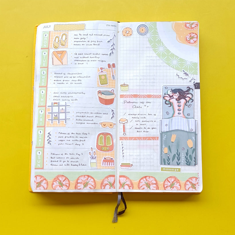 Massage| Love Yourself | Collections | Paperdollzco Planner Stickers | C312