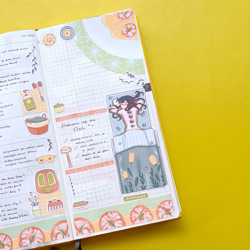 Massage| Love Yourself | Collections | Paperdollzco Planner Stickers | C312