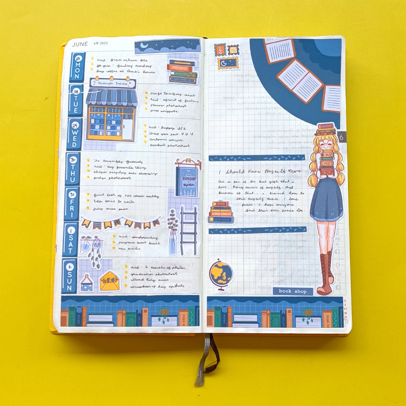 Book Shop | True Passion | Collections Stickers | C329
