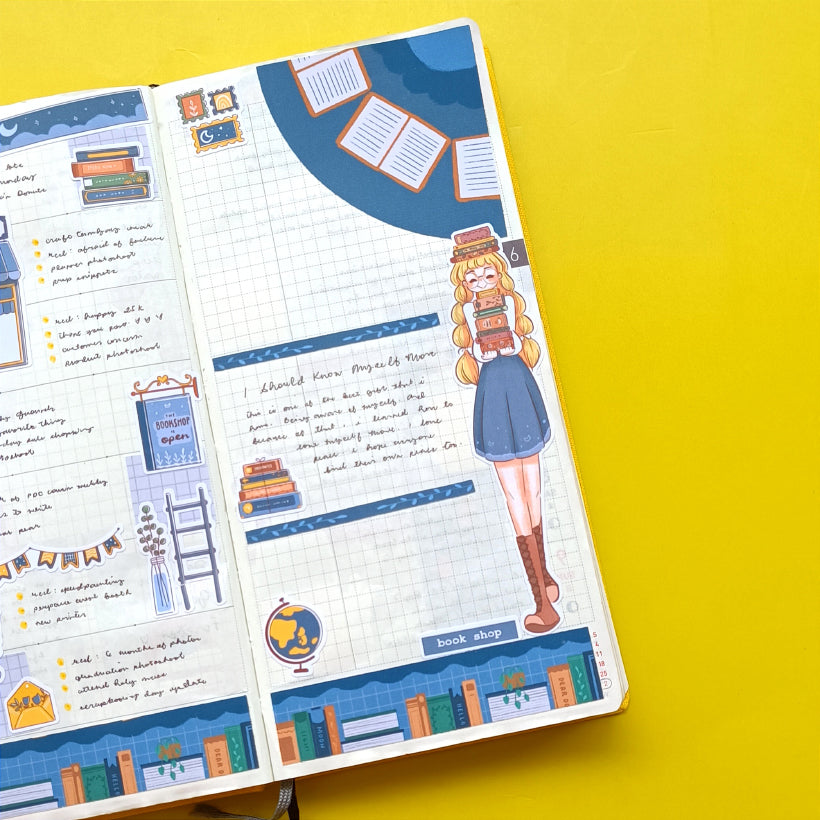 Book Shop | True Passion | Collections Stickers | C329
