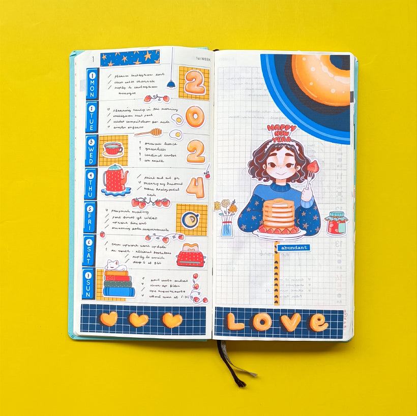 Abundant | New Year | Collection Stickers | C344