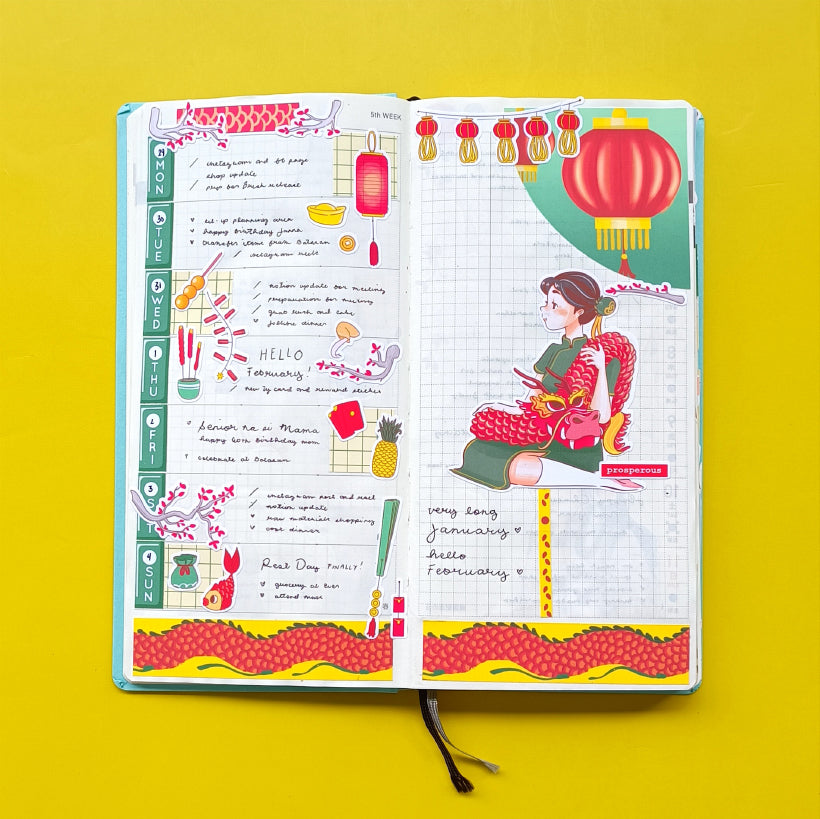 Prosperous | Year of the Rising Dragon | Collection Stickers | C346