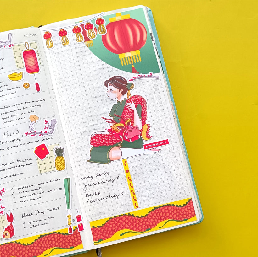 Prosperous | Year of the Rising Dragon | Collection Stickers | C346