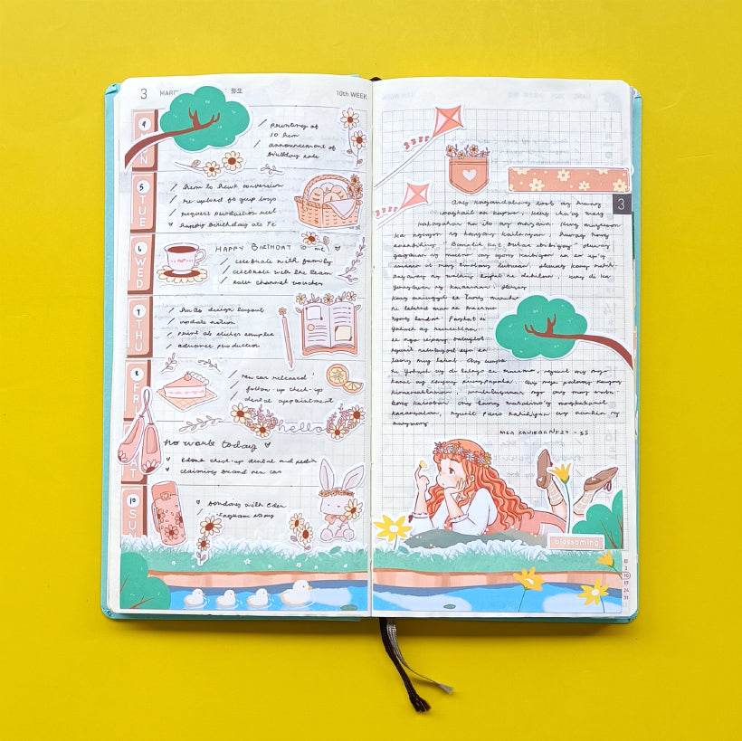 Blossoming | Kit for Hobonichi Weeks | -hw209