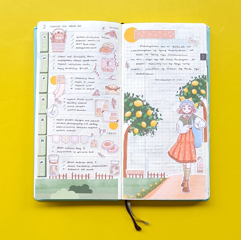 Peaceful | Spring Blossoming | Collection Stickers | C349