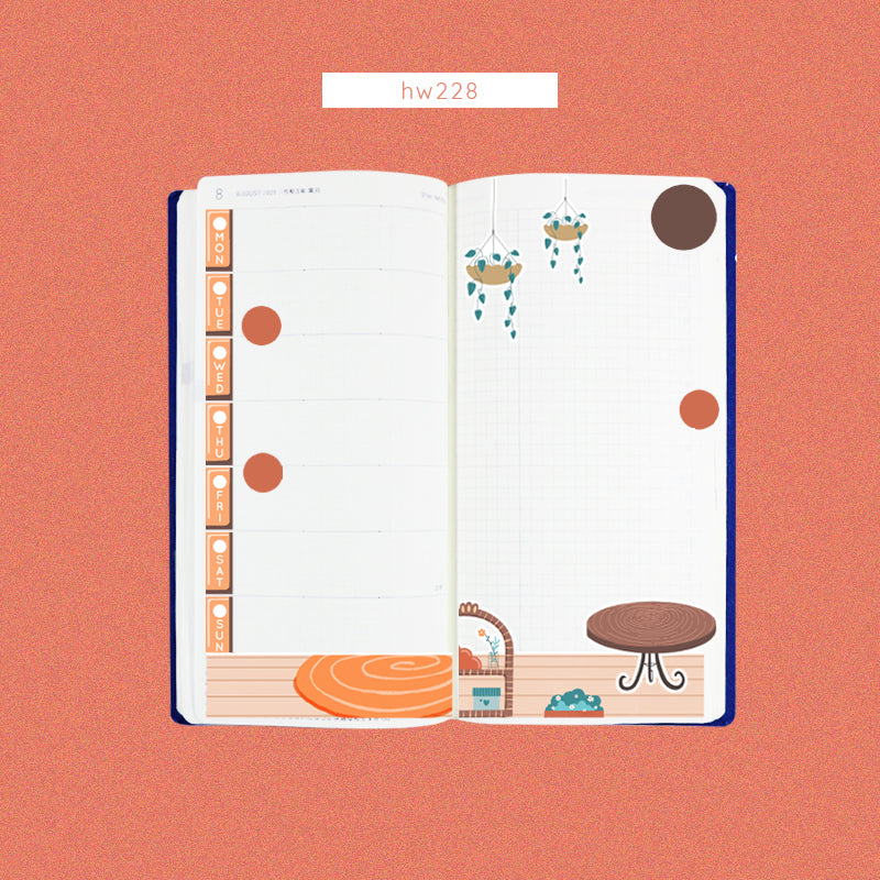 Home Buddy | Kit for Hobonichi Weeks | -hw228