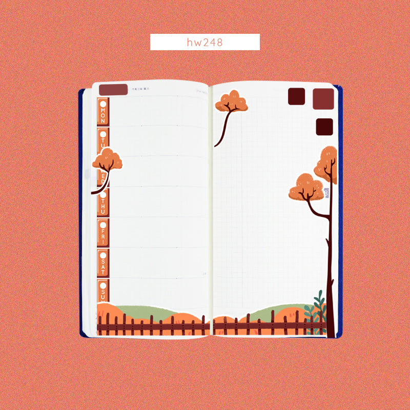 Fabulous Fall | Hobonichi Kit for Hobonichi Weeks | -hw248