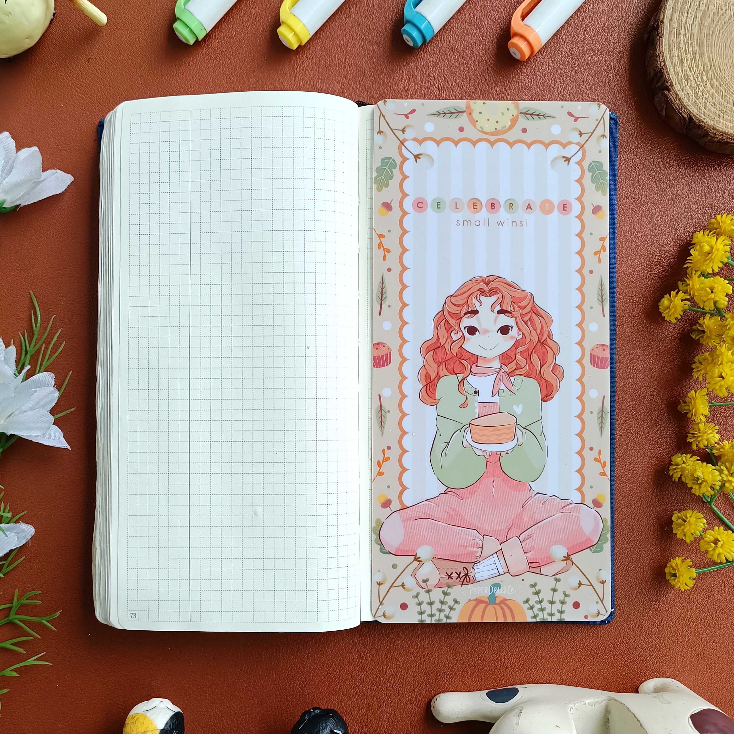 Fall 2025 Pencil Board | Celebrate Small Wins | Hobonichi A6